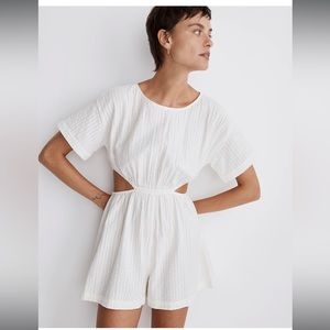 Madewell white romper